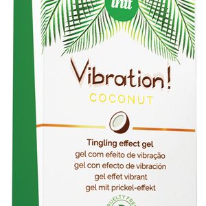 Рідкий вібратор Intt Vibration Coconut Vegan (15 мл), дуже смачний, діє до 30 хвилин