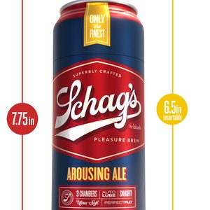 Мастурбатор – банка пива Blush Schag's Arousing Ale Masturbator – Frosted, самозмащуваний, вакуум