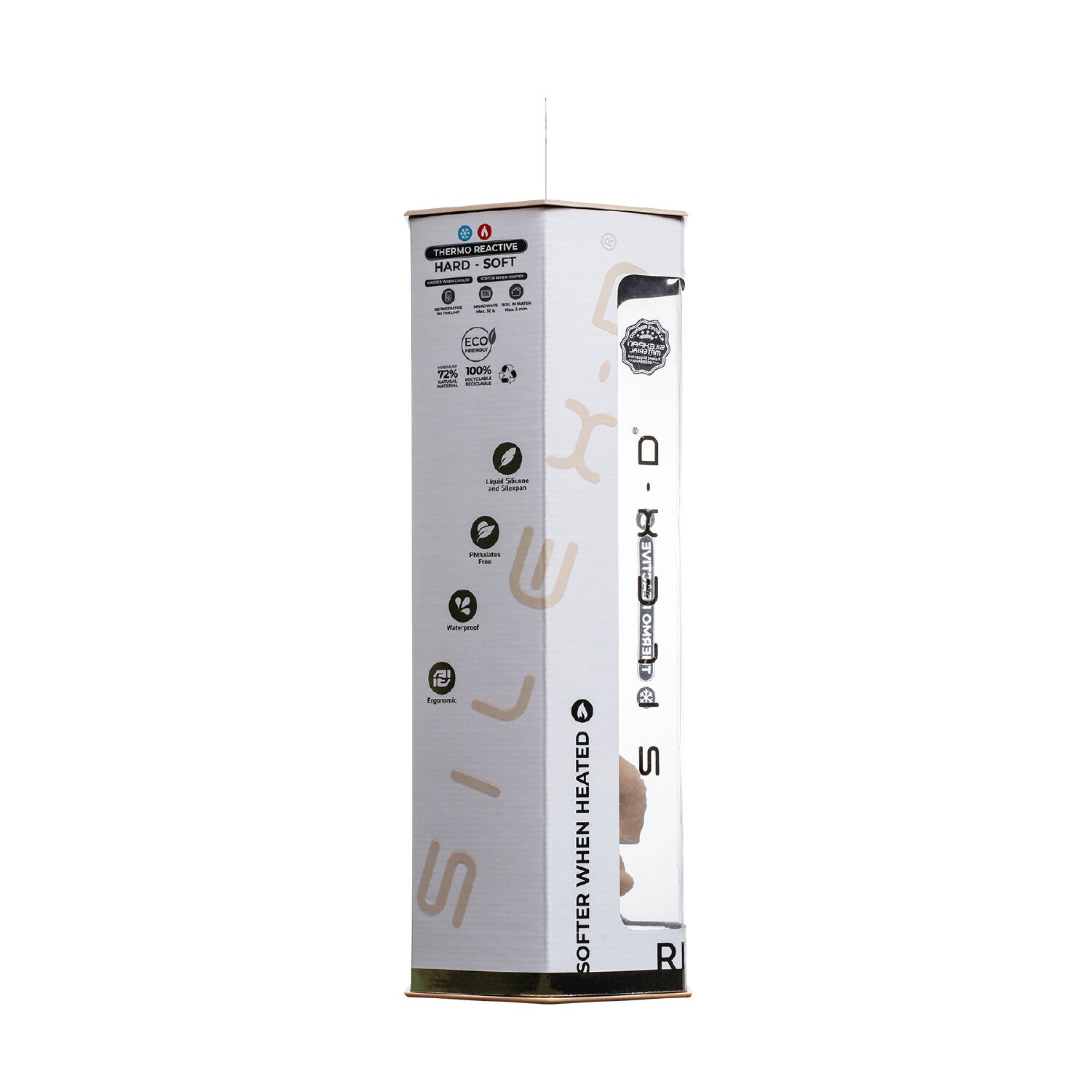 Фалоімітатор SilexD Vetus Real Skin Flesh (8in MODEL 1) суперсофт-силікон+Silexpan, діаметр 4,1 см