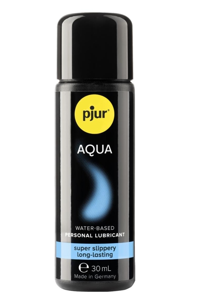 Лубрикант на водній основі pjur Aqua 30 мл, ефект оксамитової шкіри без прилипання