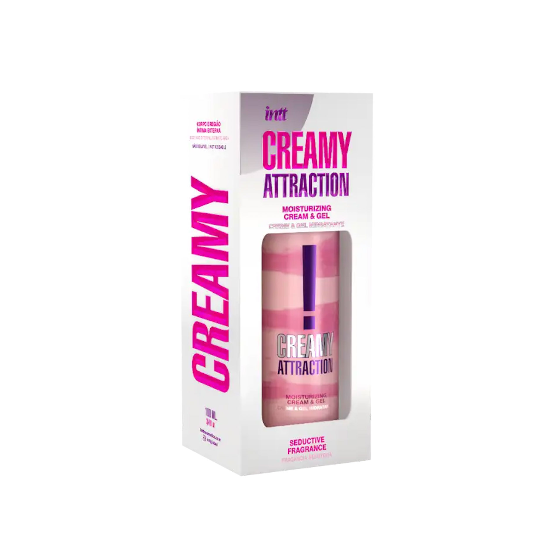 Зволожувальний крем-гель 2в1 Intt Creamy Attraction Seduction 100 мл з ароматом-афродизіаком, унісекс