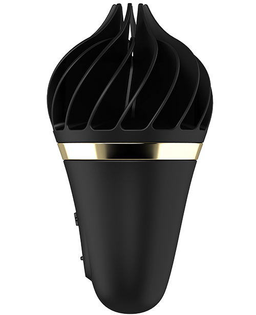 Морозиво-спінатор Satisfyer Lay-On - Sweet Treat Black/Gold, 10 режимів роботи, водонепроникний