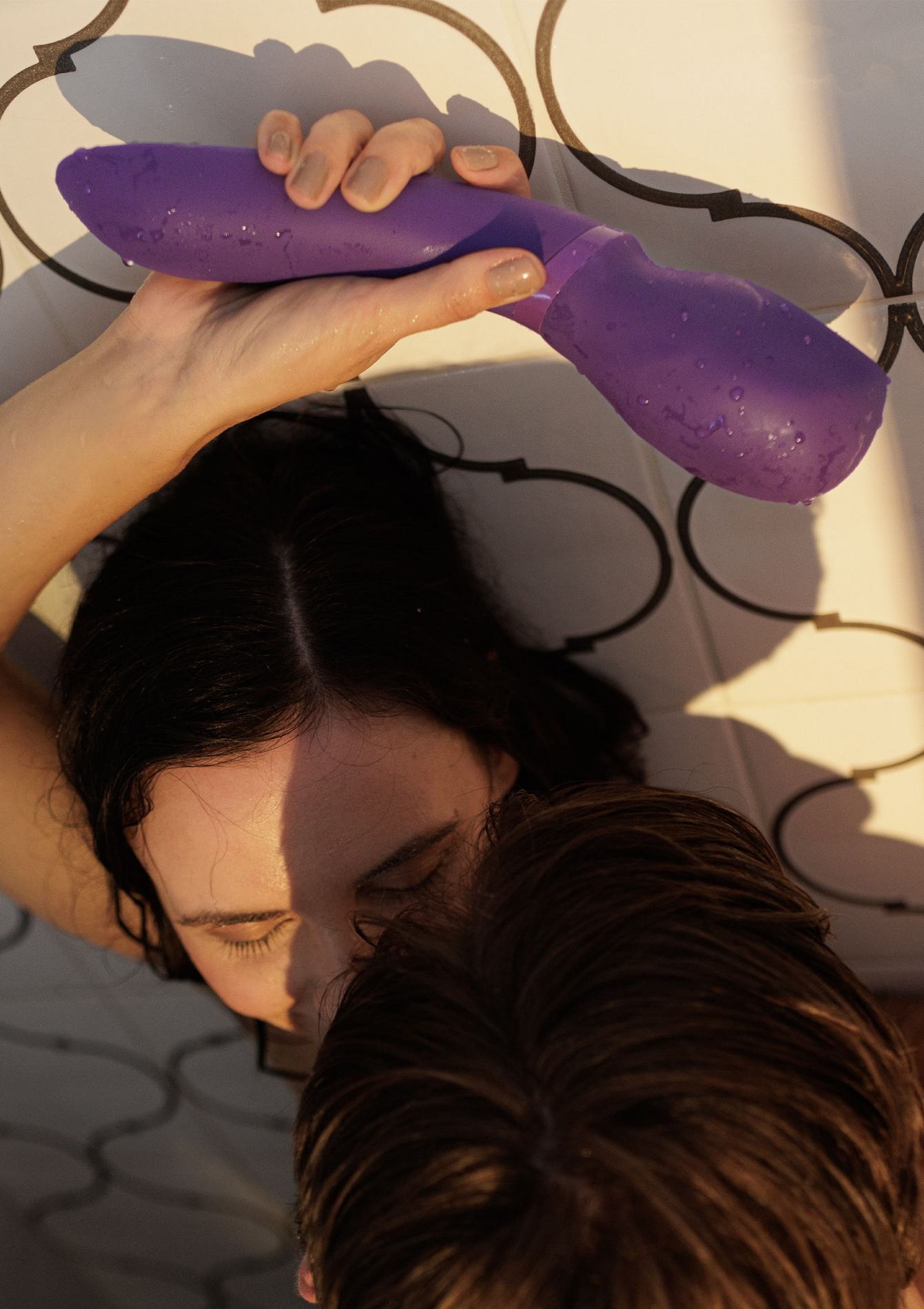 Смарт-вібромасажер We-Vibe Wand 2 Purple, дуже потужний, функція Smart Silence