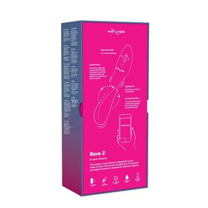Смарт-вібратор We-Vibe Rave 2 Twisted Pleasure Pink, для точки G та входу в піхву, 2 мотори