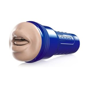 Мастурбатор-ротик Fleshlight Boost Blow Light Medium Flesh, плаваючі кільця Turbo Tech