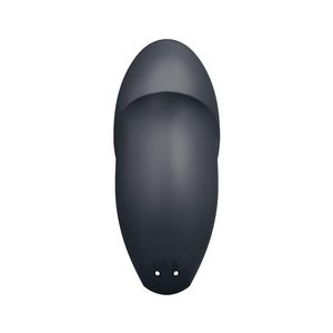 Вібростимулятор-пульсатор Satisfyer Tap & Climax 1 Grey, ефект постукування пальцем, 2 мотори