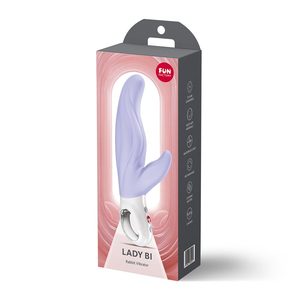 Вібратор-кролик для точки А Fun Factory LADY BI Purple, 2 мотори, 12 режимів