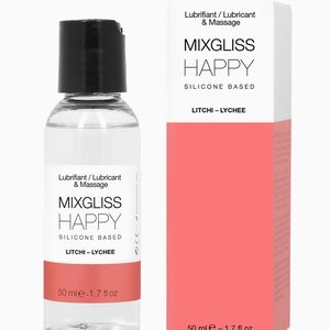 Лубрикант на силіконовій основі MixGliss HAPPY - LITCHI (50 мл) з ароматом китайського лічі