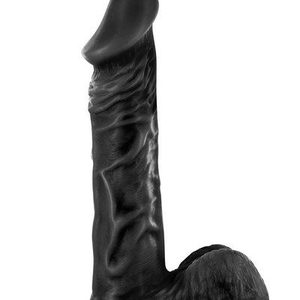 Фалоімітатор Real Body — Real Tony Black, TPE, діаметр 3,5 см
