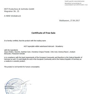 Лубрикант на водній основі Hot Nature Lube Aloe Vera, 100 мл
