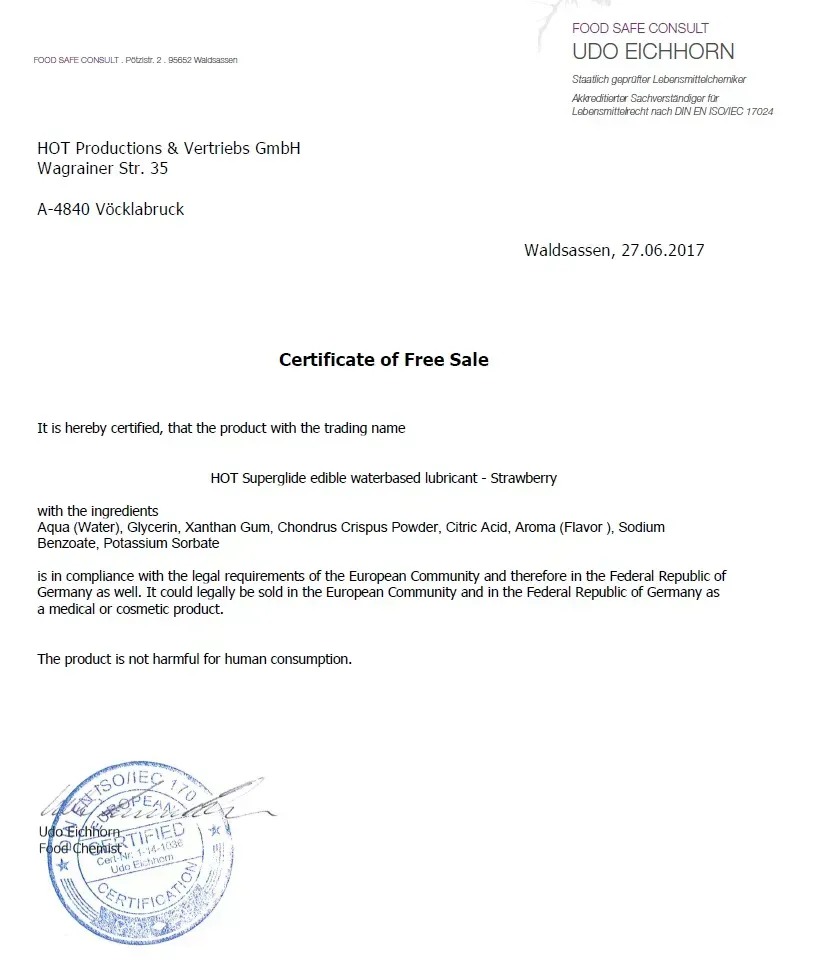 Лубрикант на водній основі Hot Nature Lube Aloe Vera, 100 мл