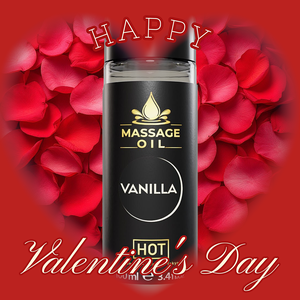 Масажна олія HOT Massage Oil Vanilla з ароматом ванілі, 100 мл
