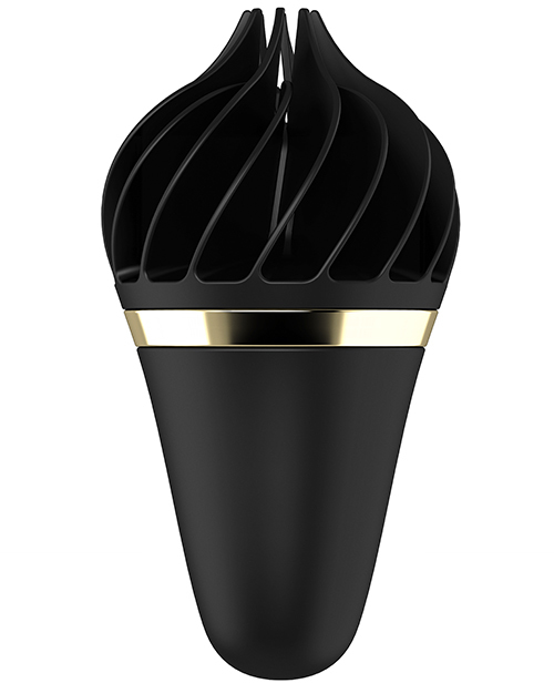 Морозиво-спінатор Satisfyer Lay-On - Sweet Treat Black/Gold, 10 режимів роботи, водонепроникний