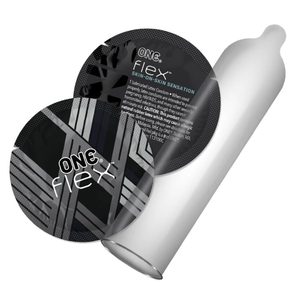 Презервативи ONE Flex Graphene, 3 шт, супертонкі, дуже міцні, картонне паковання