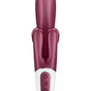Вібратор-кролик Satisfyer Touch Me Red, подвійний відросток, 3 потужні мотори