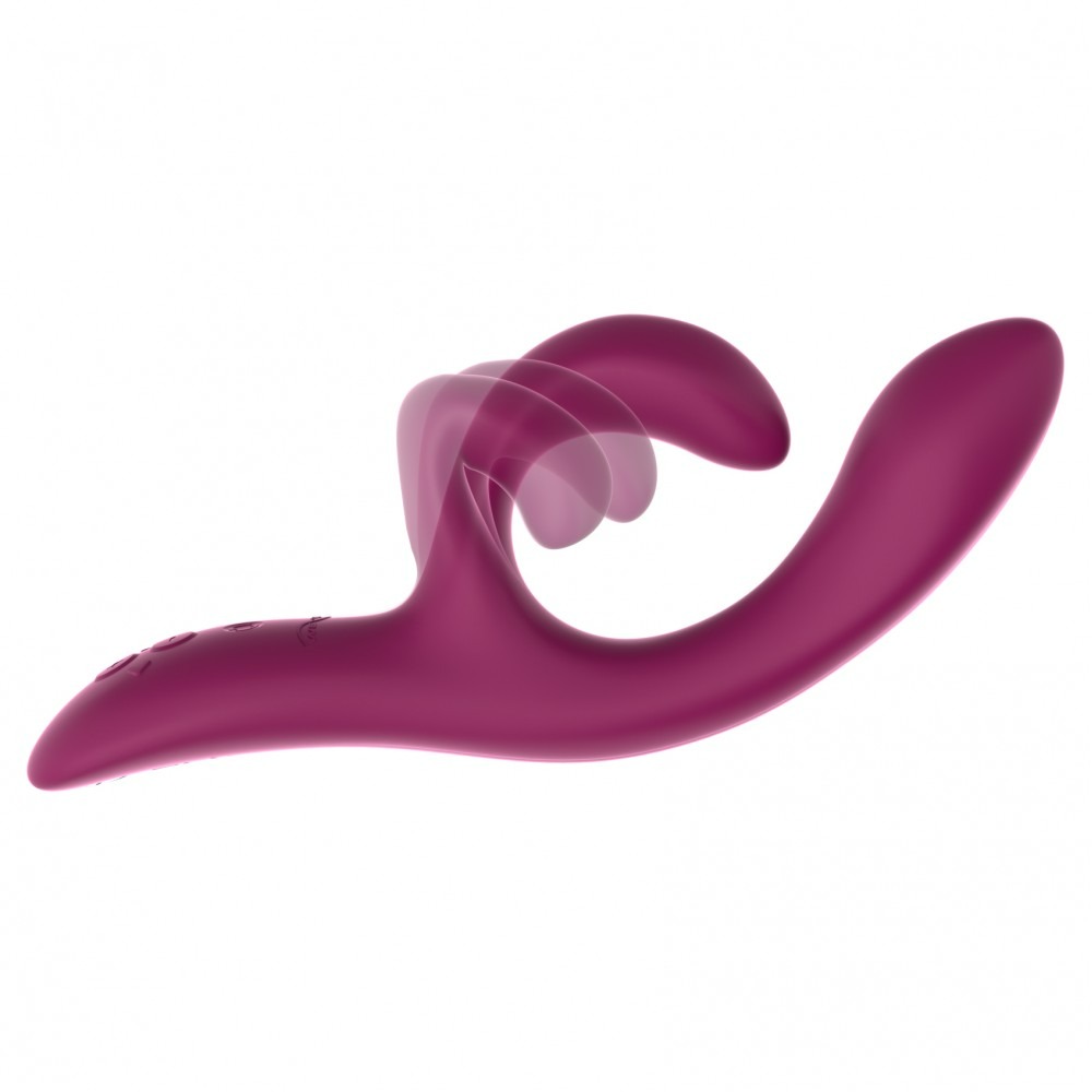Смарт вібратор-кролик We-Vibe Nova Fuchsia, ергономічний, регульований кут нахилу стовбура