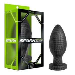 Анальна пробка силікон BLUSH SPARK SILICONE PLUG SMALL CARBON FIBER