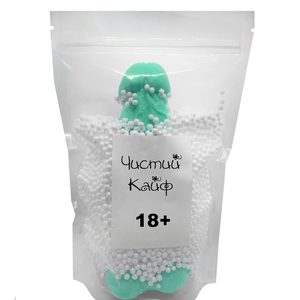 Мило у формі пеніса Чистий Кайф Turquoise size XL, крафтове мило-член, натуральне