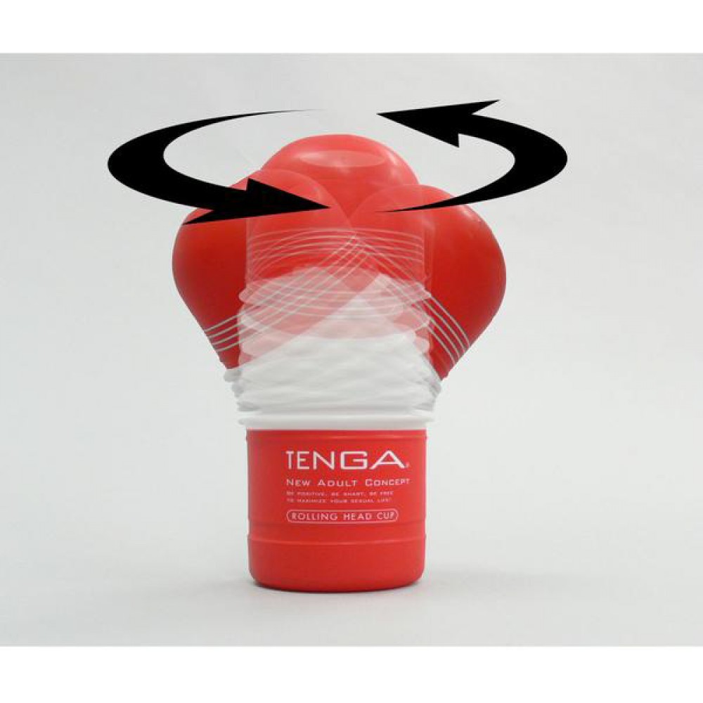 Мастурбатор Tenga Rolling Head Cup Strong з інтенсивною стимуляцією головки