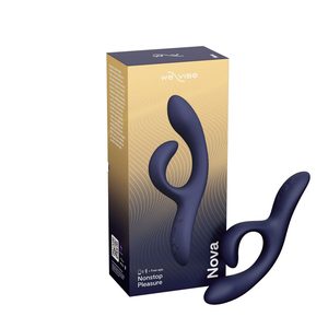 Смарт вібратор-кролик We-Vibe Nova Midnight Blue, ергономічний, регульований кут нахилу стовбура