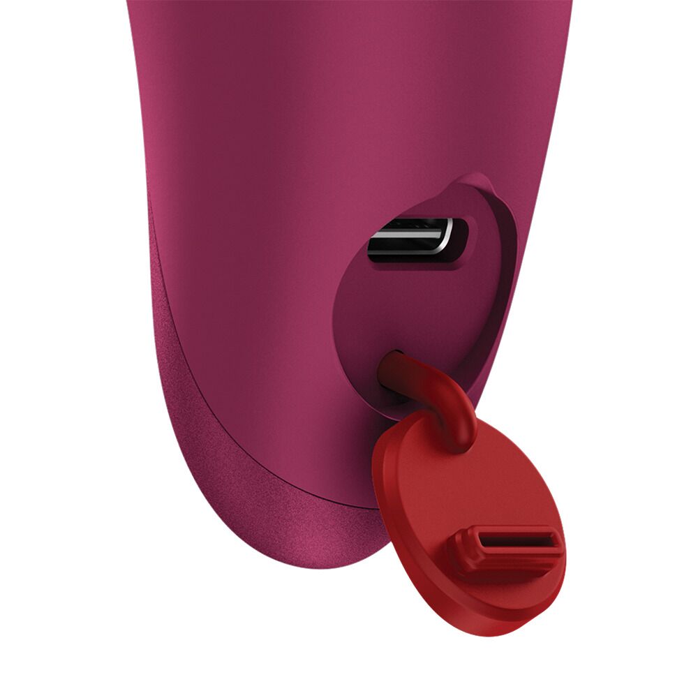 Віброкуля Fun Factory Charme Wine Red, 12 режимів, перезаряджувана