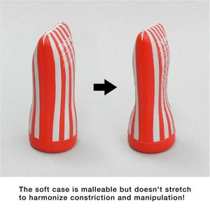 Мастурбатор Tenga US Soft Tube Cup (м’яка подушечка велика), стискальний, суперпотужне всмоктування