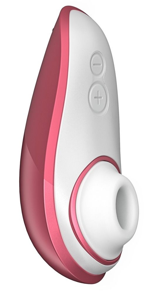 Вакуумний кліторальний стимулятор Womanizer Liberty Pink, магнітна кришка, 2 насадки