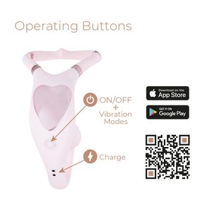 Смарт-вібратор для пар Adrien Lastic Venus + APP, подвійний, можна носити під одягом, 10 режимів