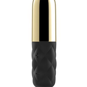 Потужний мінівібратор Satisfyer Sparkling Darling Gold зі знімним ковпачком, 16 режимів роботи