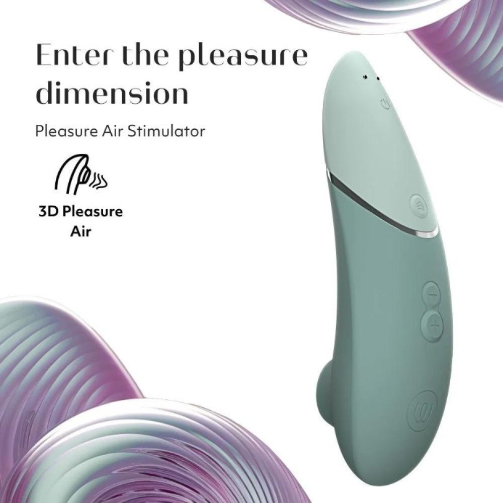 Вакуумний кліторальний стимулятор Womanizer Next Sage, 3D Pleasure Air, 14 рівнів інтенсивності