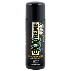 Універсальний лубрикант на силіконовій основі з оліями HOT eXXtreme Glide, 50 мл