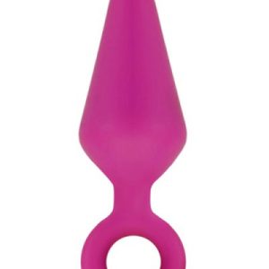 Анальний плаг Luxe CANDY RIMMER LARGE FUCHSIA