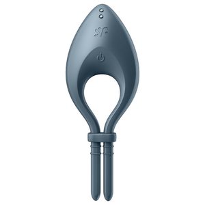 Ерекційне смарт-віброкільце ласо з регулюванням розміру Satisfyer Bullseye Dark Blue