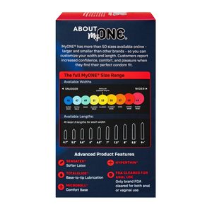 Презервативи MyONE Super Wide 10 шт, картонна коробка
