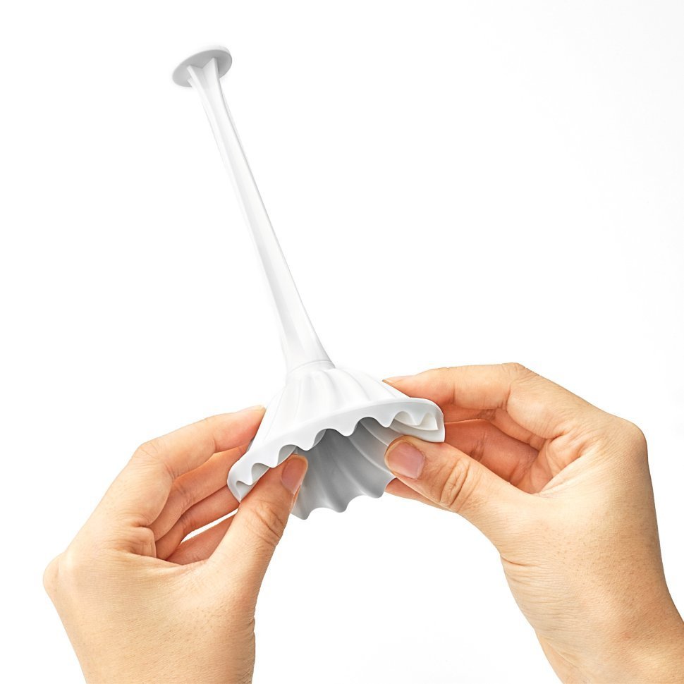 Мастурбатор Tenga Flex Silky White зі змінною інтенсивністю, можна скручувати