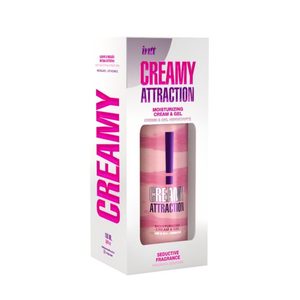 Зволожувальний крем-гель 2в1 Intt Creamy Attraction Seduction 100 мл з ароматом-афродизіаком, унісекс