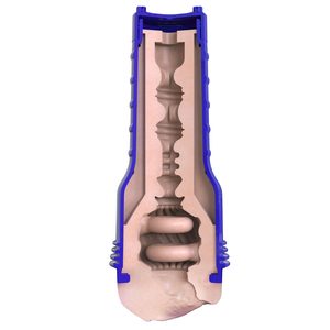 Мастурбатор-вагіна Fleshlight Boost Bang Light Medium Flesh, плаваючі кільця Turbo Tech