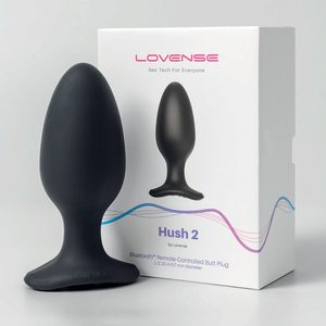 Анальна смарт-вібропробка Lovense Hush 2, розмір L