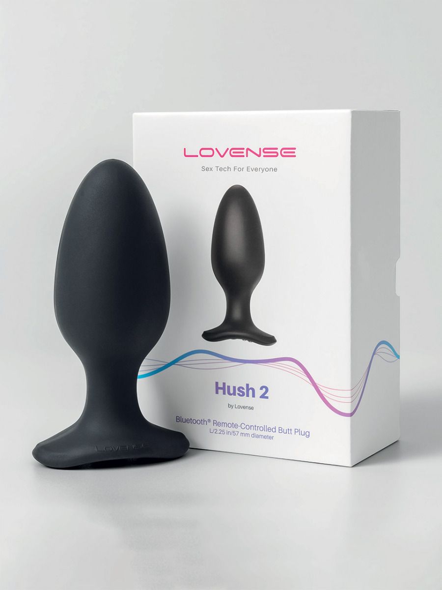 Анальна смарт-вібропробка Lovense Hush 2, розмір L