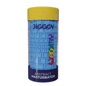 Мастурбатор Wooomy Jigggy Abstract Masturbator, наскрізний, двосторонній