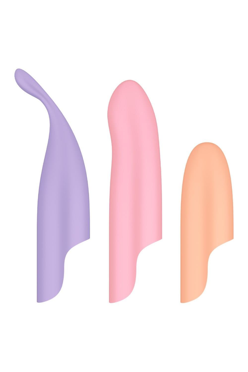 Набір 4-в-1 Satisfyer Playful Four, вібратор та 4 насадки, 12 режимів