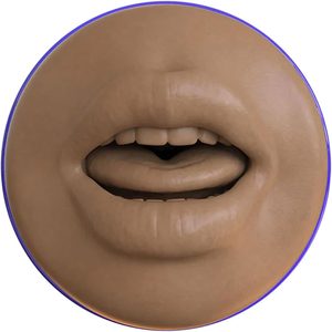 Мастурбатор-ротик Fleshlight Boost Blow Medium Dark Flesh, плаваючі кільця Turbo Tech