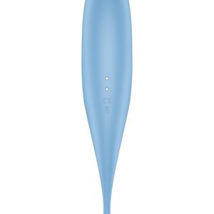 Вібратор для клітора з вакуумною стимуляцією Satisfyer Twirling Pro Blue