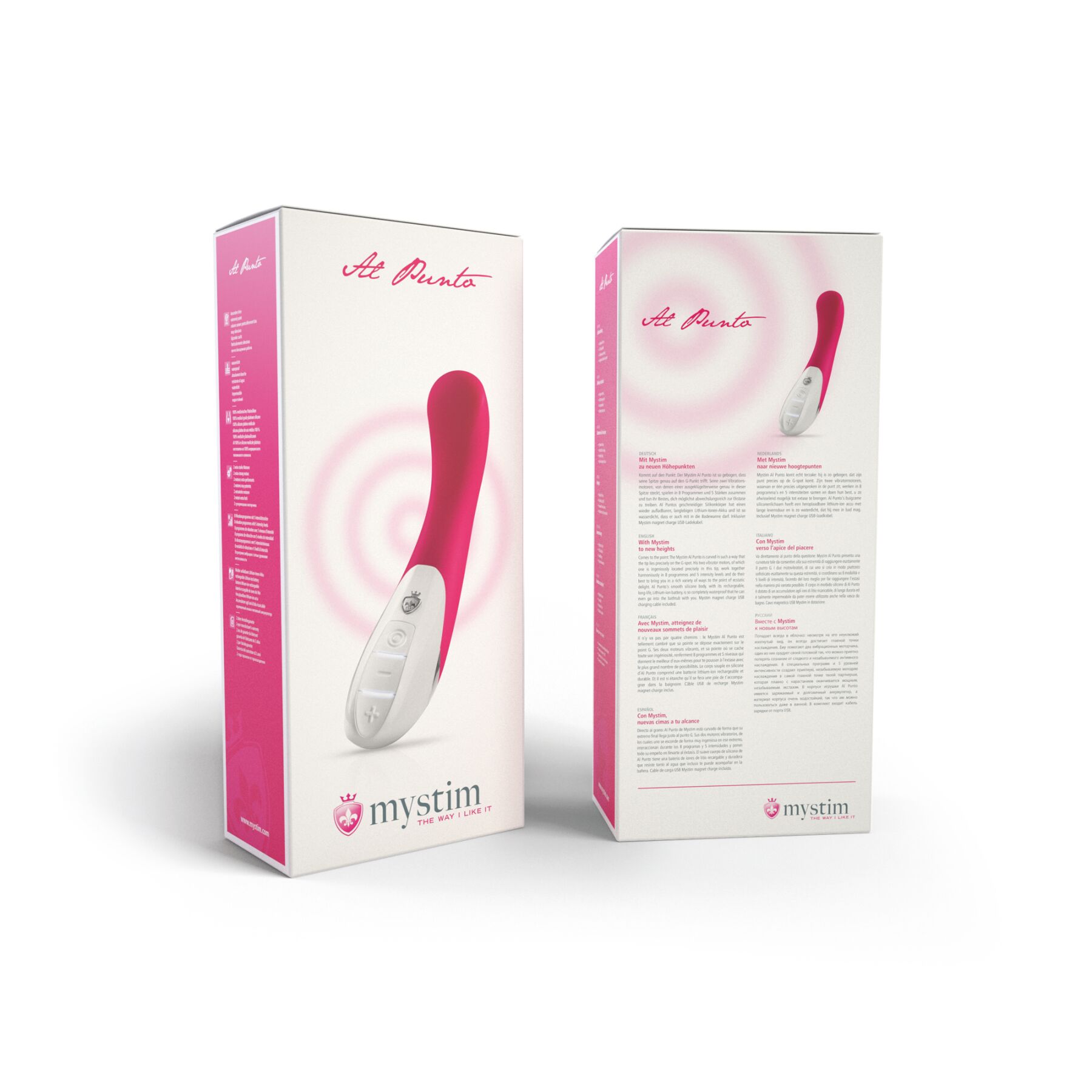 Вібратор Mystim Al Punto Pink