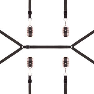 Фіксатор рук і ніг для ліжка Rosy Gold - Under-Mattress Restraint Set