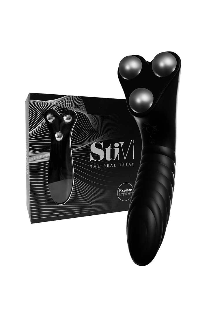 Вібратор для пар StiVi - The Real Threat Partner Vibrator - Black