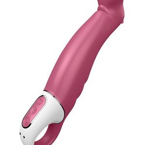 Потужний вібратор Satisfyer Vibes Petting Hippo з гнучким стовбуром, літій силікон, 12 режимів