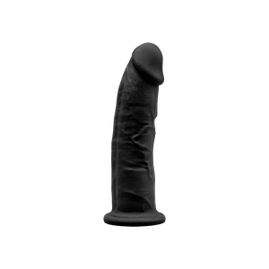 Фалоімітатор SilexD Robby Black (MODEL 2 size 6in), двошаровий, силікон + Silexpan, діаметр 3,5см