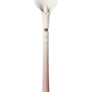 Розкішний вібромасажер Zalo – Calla Blossom Pink, двосторонній, 2 мотори