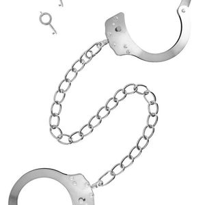 Металеві поножі Fetish Tentation Adjustable metal ankle cuffs